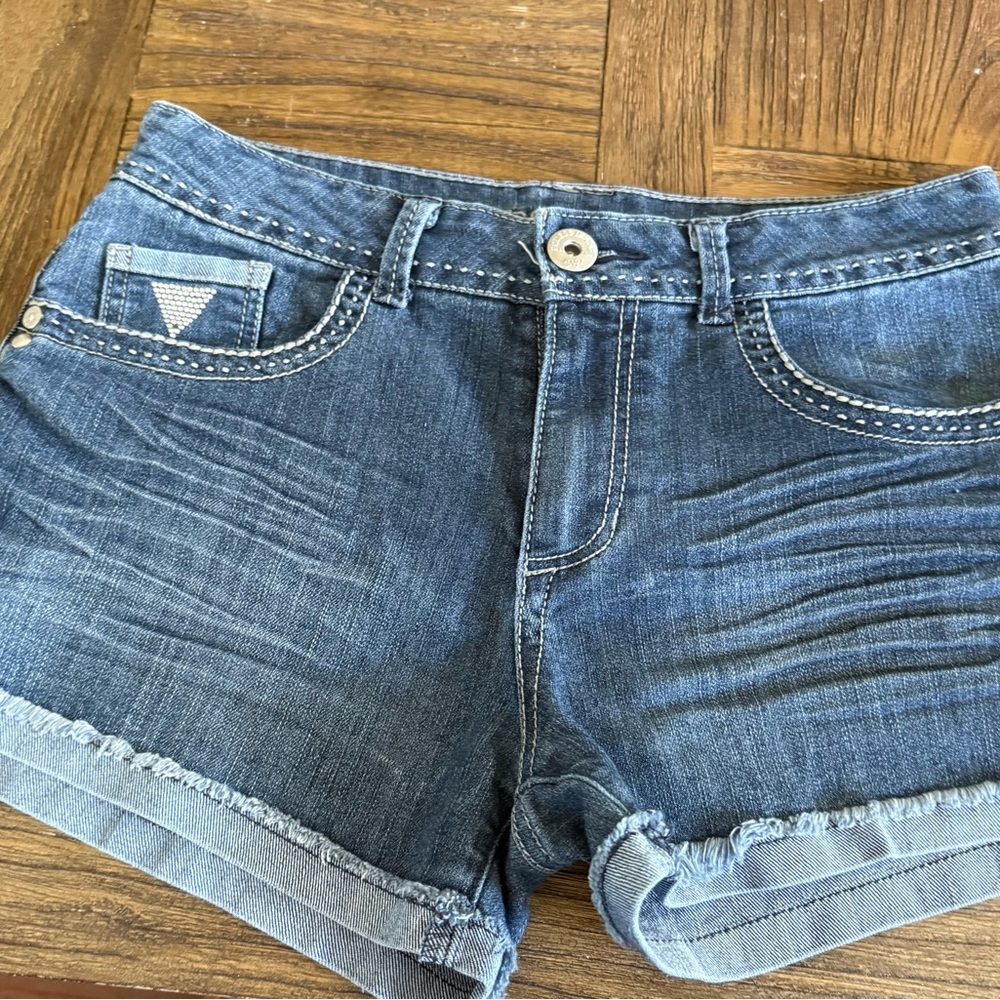 Women's Blue Denim Shorts